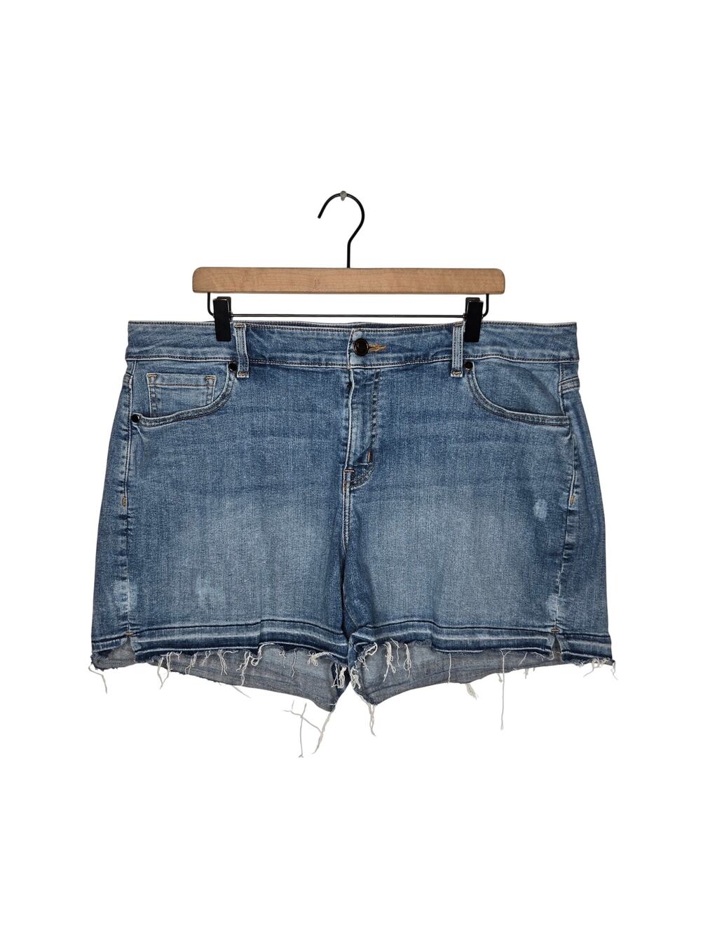 LANE BRYANT Cut Off Denim Shorts Size 18